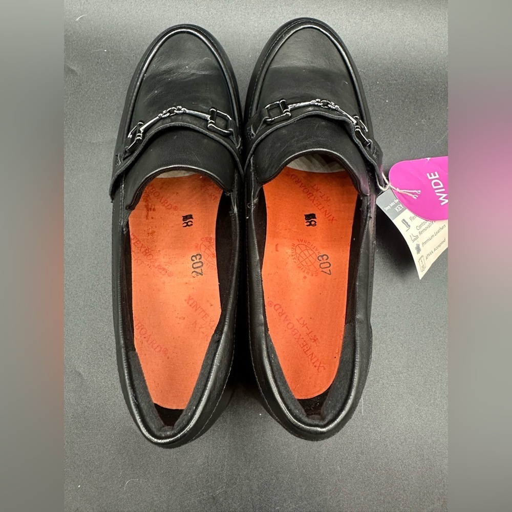 Women’s Jambu Tabitha Horse Bit Black Slip On Loafers Size 8.5W - Picture 5 of 8